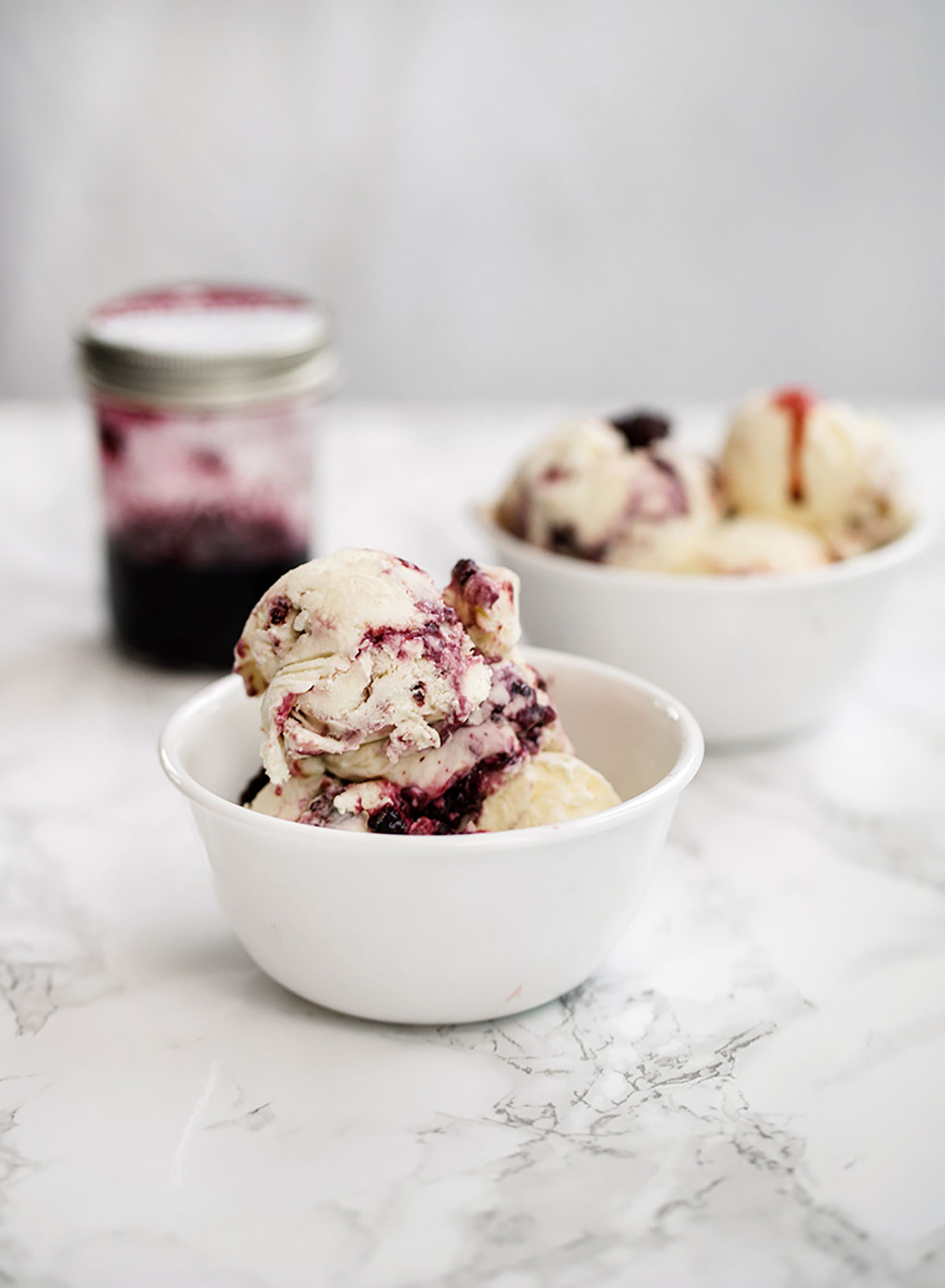 marionberry blackberry ice cream jam